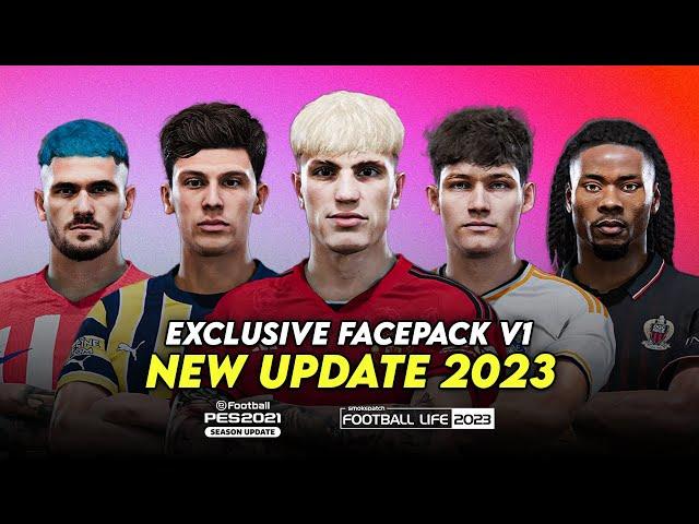 EXCLUSIVE FACEPACK 2023 | SIDER CPK | SMOKE PATCH FOOTBALL LIFE 2023 & PES 2021