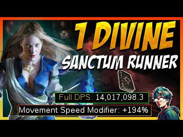 14 Million DPS! 1 Divine Sanctum Runner / PS Miner Scavenger / Legacy Of Phrecia - POE 1