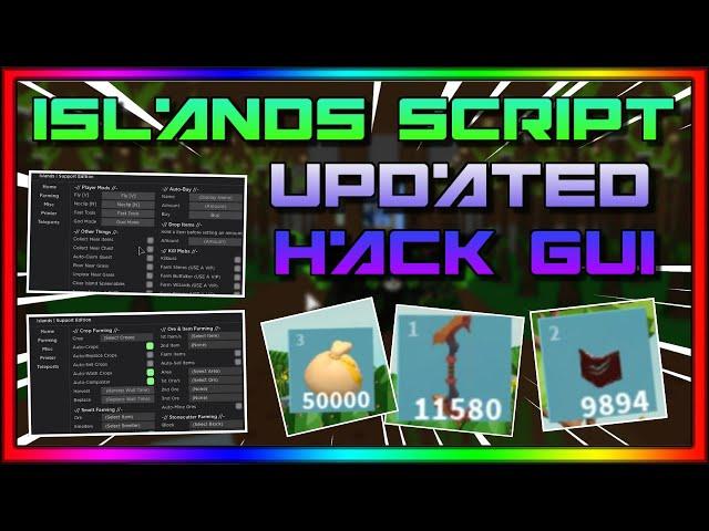 [UPDATED + OP] ROBLOX | Islands GUI | Hack / Script | Autofarm Mobs | Print Blocks & More | *2020*