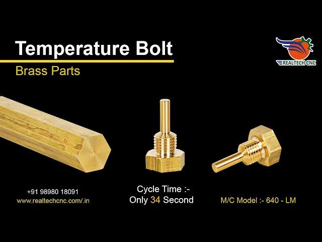 Temperature Bolt | RealTech CNC Machine VD-194