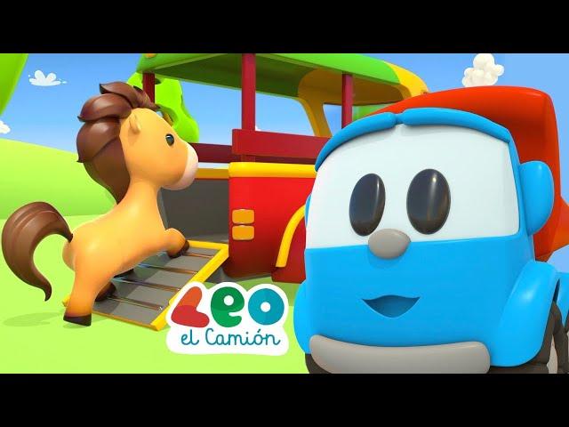 Leo the Truck Español - Leo y el Remolque para el Caballito