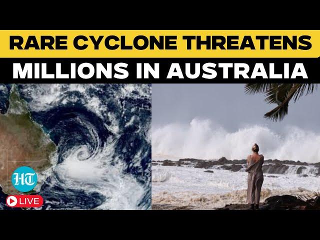 Australia Cyclone Latest LIVE | Cyclone Alfred Swirls Off Australia’s East Coast | 'Rare' Cyclone