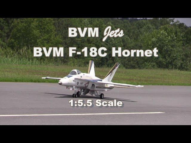 Tobin Genung - BVM Jets BVM F-18C Hornet 1:5.5 Scale Jet Maiden Flight - 7-26-2024