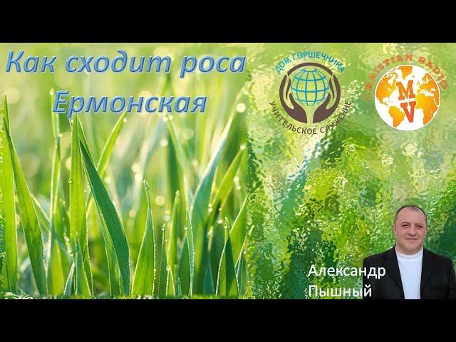 Как сходит роса Ермонская. Александр Пышный.