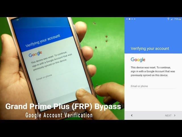 Grand Prime Plus (FRP) Bypass Remove Google Account