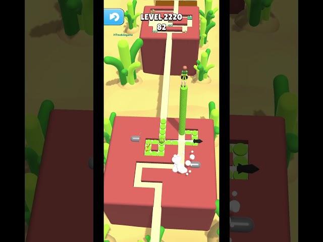 Gameplay top mobile games Relaxing n satisfying game iOS/ANDROID Stacky Dash  #shorts Level 2220