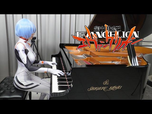 「A Cruel Angel's Thesis」Neon Genesis Evangelion OP Ver.2 - Ru's Piano