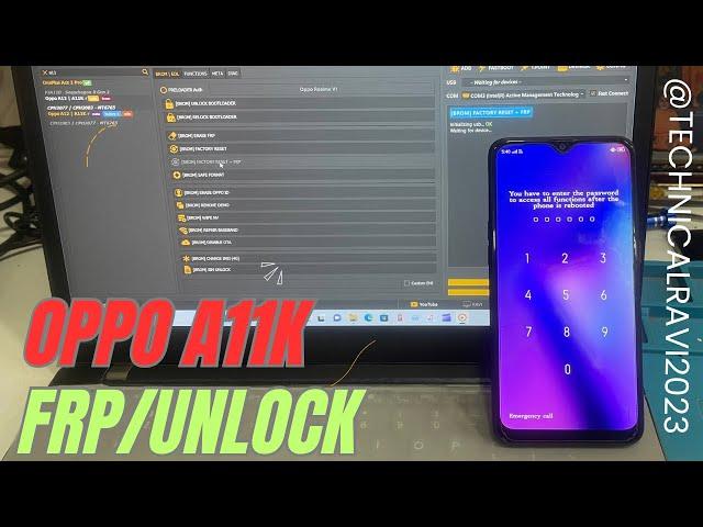 Oppo A11k Frp/Unlock 2024 || How To Frp Remove in Oppo A11k New Method 2024 With Unlock tool