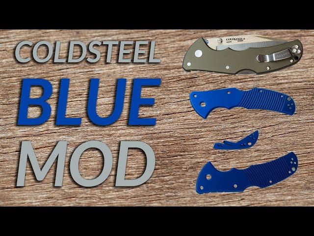 How we made the Coldsteel Blue Code 4...Cool knife MOD.