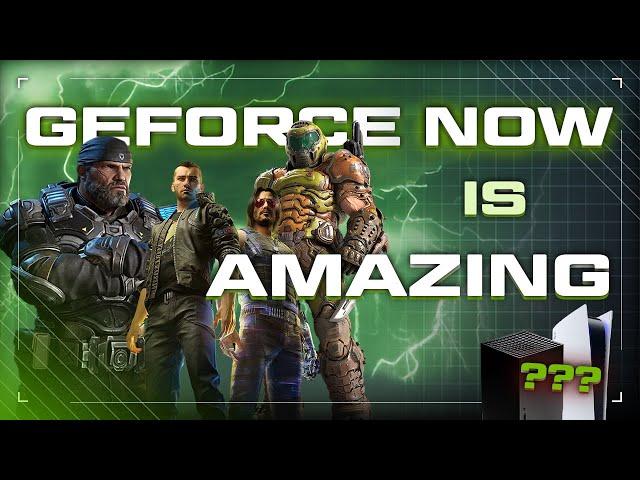 Geforce Now Cloud Streaming is a HUGE UPGRADE Over PlayStation 5 and Xbox Gaming. Seriously. Look!