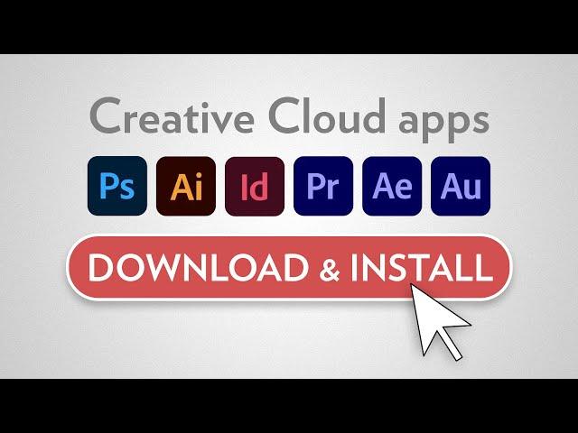 How to Download and Install Photoshop (Or Any Creative Cloud App)