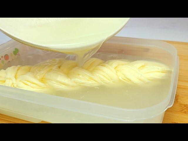 CHEESE Pigtail: a 2-ingredient recipe at home️ Cheese recipe Pigtail Chechil, Suluguni