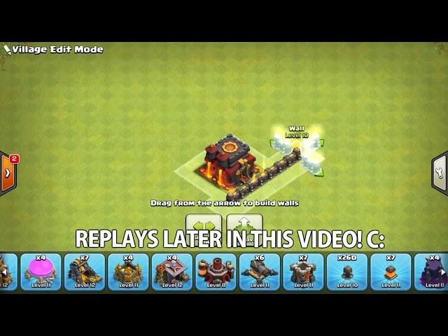 Лутшая база для 10 тх.Clash of Clans/Клеш оф кленс.