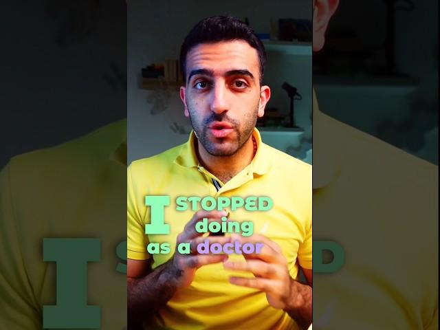 Things I stopped doing as a doctor part 2 #healthylifestyle #healthtips #doctor