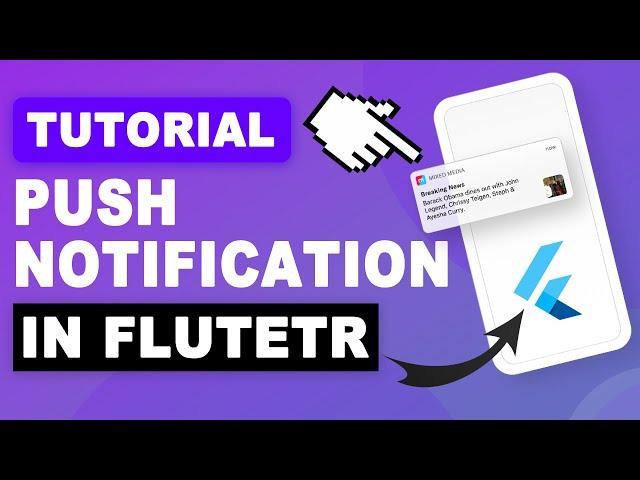 Flutter Tutorial | Flutter Push Notification, Easy Push Notification in Flutter