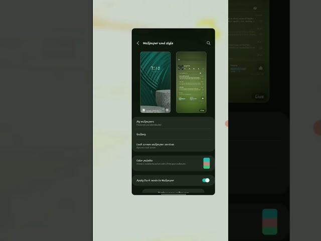 How to change color theme on samsung.