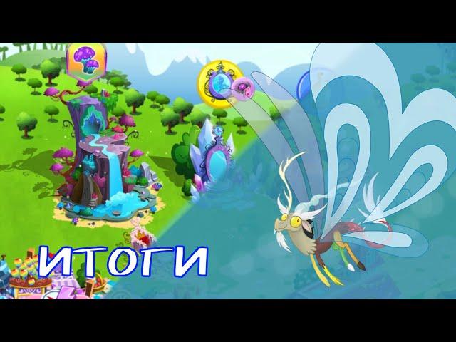 Итоги новой мего-акции в игре my little pony от геймлофт