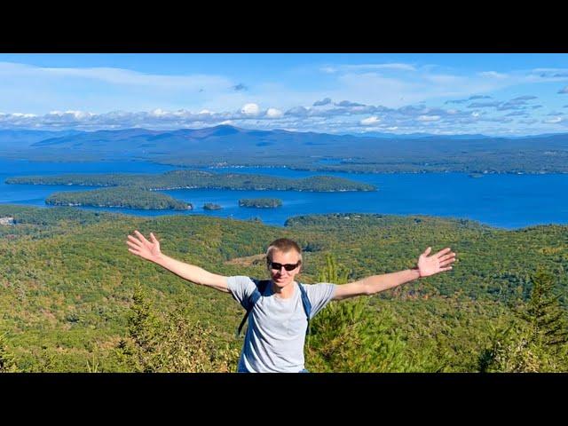 Hiking to Mount Major Summit