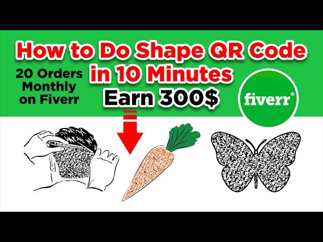 How to create free shape QR Code | Logo QR Code | Custom QR Code Hindi/Urdu Tutorial