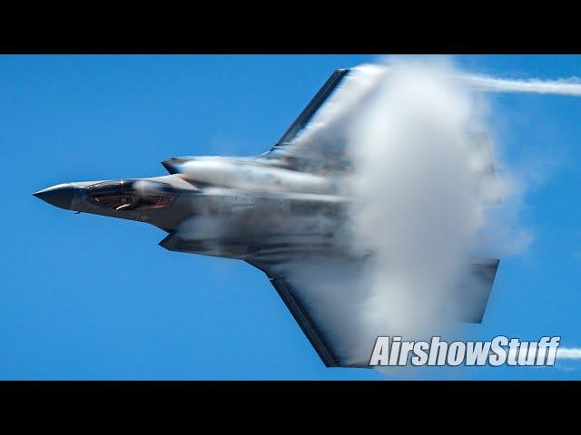 F-35 Lightning II Demo - Nice Vapor! - NAS Key West Airshow 2023