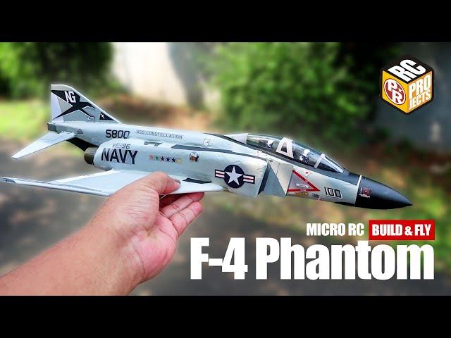 I Build F-4 Phantom Micro RC Plane with Foam