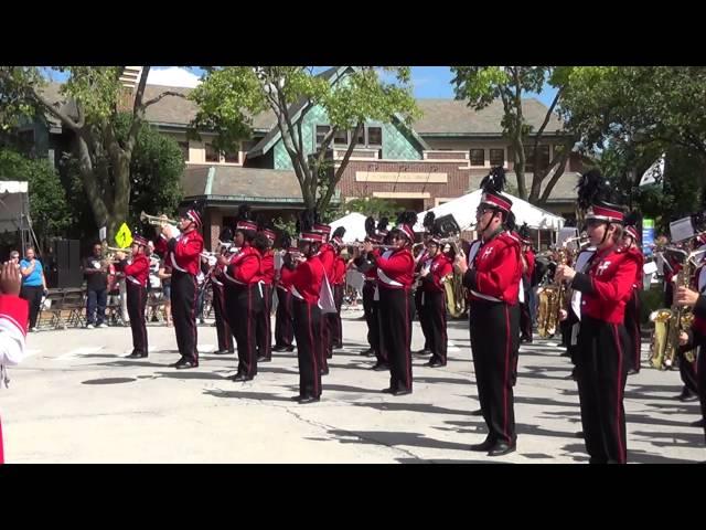 H-F Marching Band 2014-15 Flossmoor Fest "The Star-Spangled Banner" 9.6.14