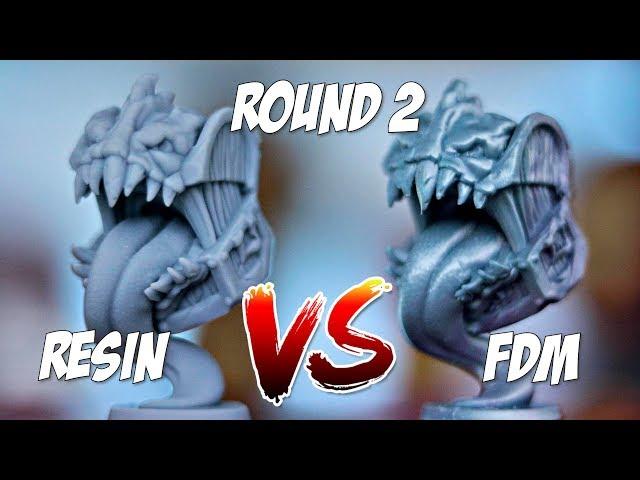 Round 2!  Resin 3D Printer vs FDM 3D Printer | Ender 3 vs Elegoo Mars & MP Mini