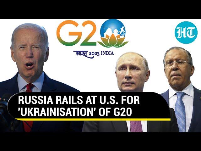 'Won't Tolerate': Russia's Lavrov Warns U.S. Against 'Ukrainisation' Of G20 In India | Watch