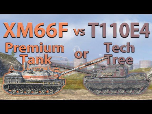 WOT Blitz Face Off || XM66F vs T110E4