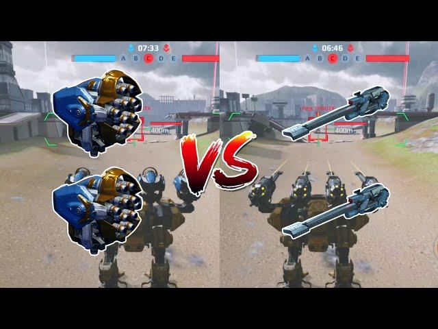 WR New Weapon Dune VS Reaper Weapon Comparison |WAR ROBOTS|