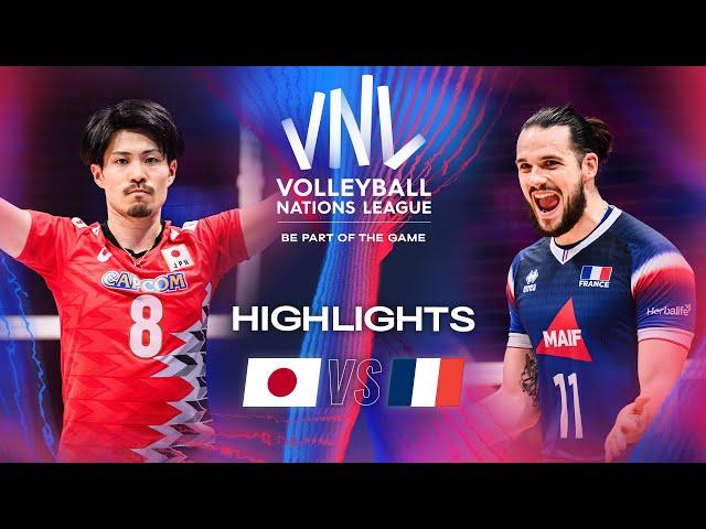  JPN vs.  FRA - Gold Match | Highlights | Men's VNL 2024