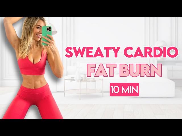 10 Minute SWEATY HIIT CARDIO  | No Jumping, No equipment | At Home Workout