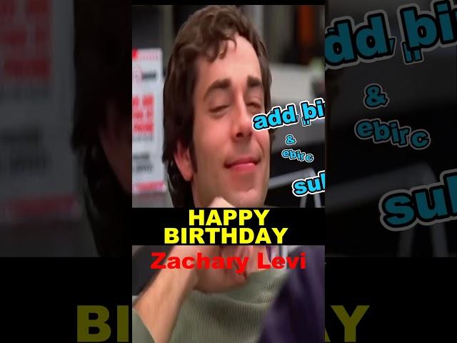 happy birthday to you|zachary Levi|birthday spell|interview|singing|9/29|birthday ritual| #shorts