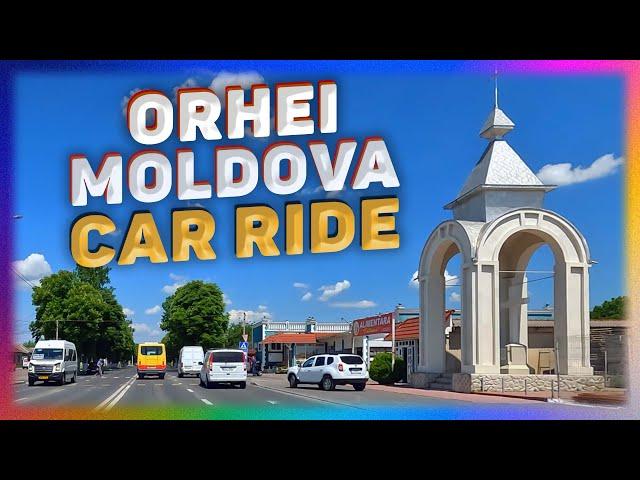 The City Of Orhei, Republica Moldova. Car Ride. Deep House Music.