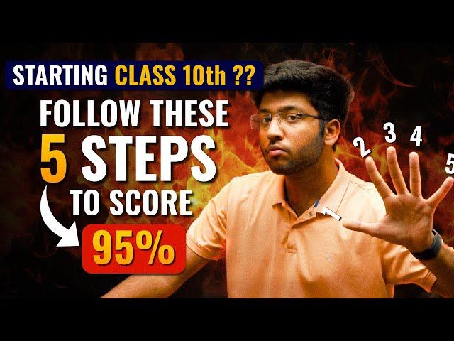 5 Steps To Score 95%  | Class 10th 2024-25 | Shobhit Nirwan