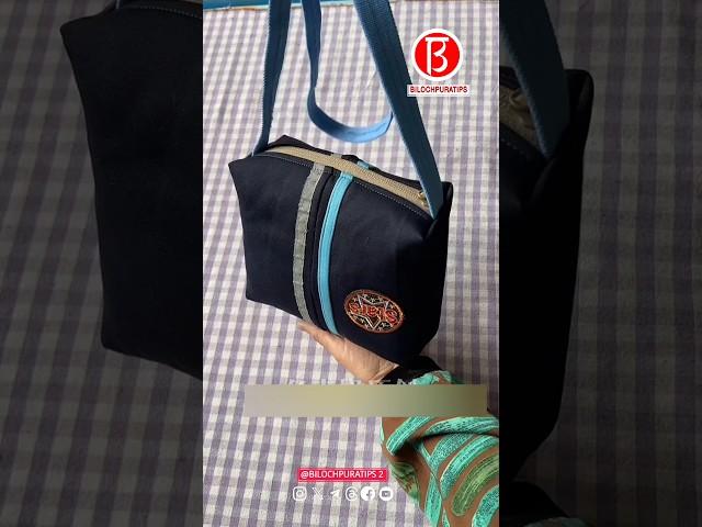How to make a bag with children's pants