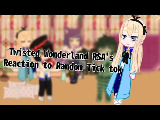 •|Реакция Twisted-Wonderland RSA на рандом тик-ток|•