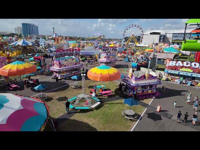 Riding Rides  At FLORIDA STATE FAIR  2023 | 4K 60fps |