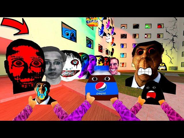 Saving Baby Pepsi Munci VS OBUNGA AND BIG ROSALIA BIG BOSS, Too Much Ultimate Nextbots Garry's Mod