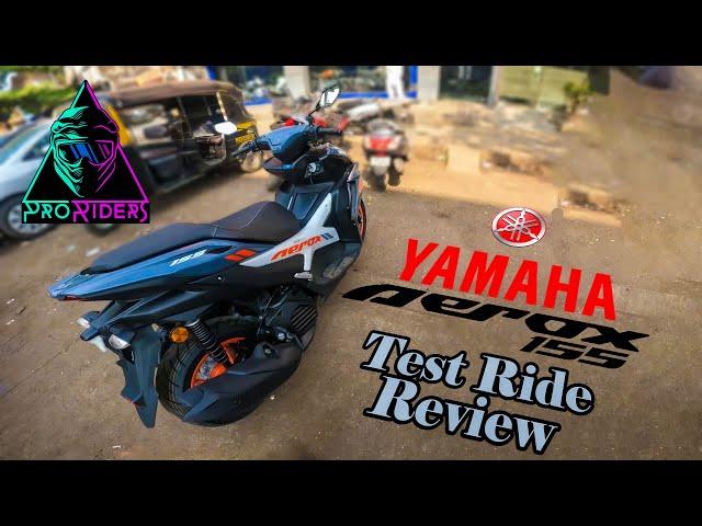 Yamaha Aerox 155cc Test Ride Review | Genuine review | 4k | #motovlog #testride #rider #new #yamaha