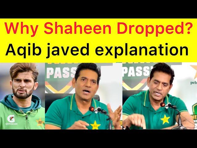 Why Shaheen drop from ODI ? Aqib Javed explain about Babar and Shaheen Afridi