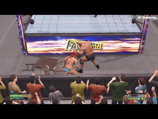 Intergender Match - Goldberg vs Lita : WWE 2K22