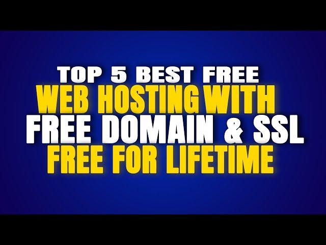 Free Hosting For Lifetime | Free Domain | Free Wordpress Hosting with Free SSL