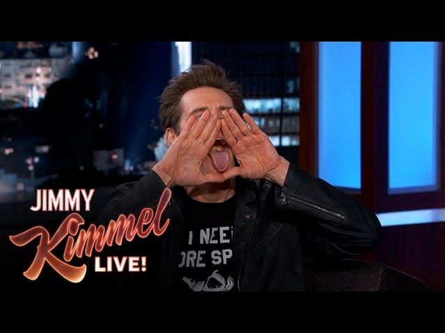 Jim Carrey's Secret Hand Signal