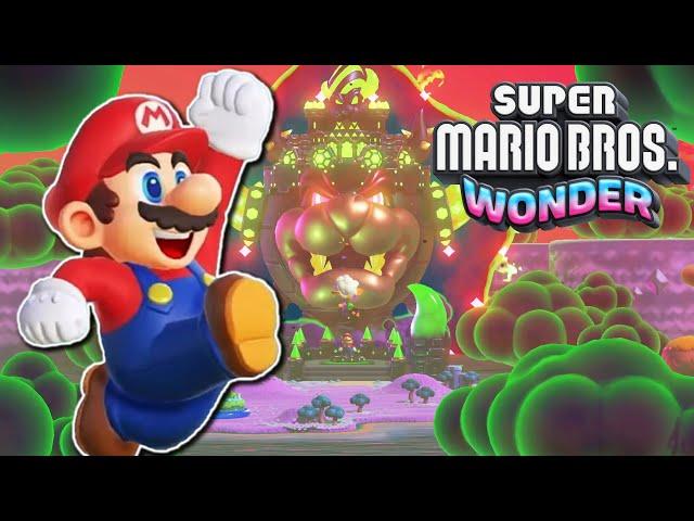 Super Mario Bros Wonder: 100% Playthrough! [Final Boss + Ending] *World Bowser*