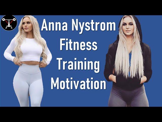 Anna Nystrom  leggings Fitness Training Motivation 