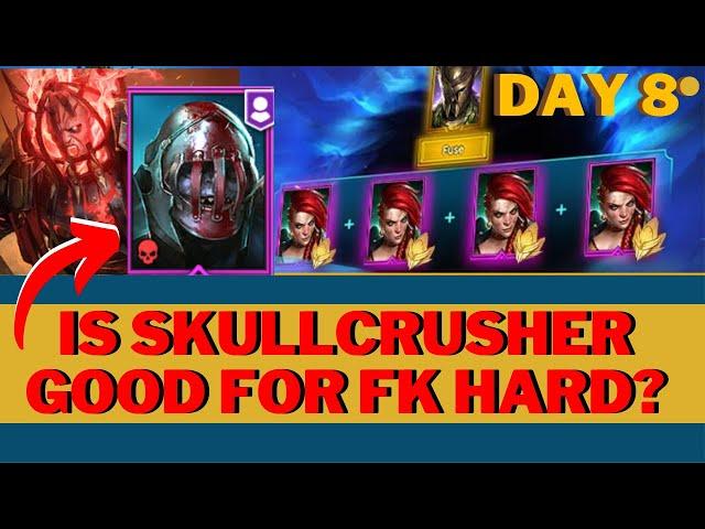 Emic Trunkheart FUSION PLAN DAY 8'! FARMING THE MOST DIFFICULT DUNGEON!! Raid: Shadow Legend