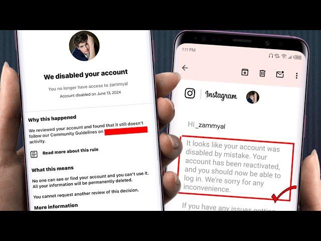 How to Recover a Disabled Instagram Account 2024 | Your Account has been Disabled Instagram Solution