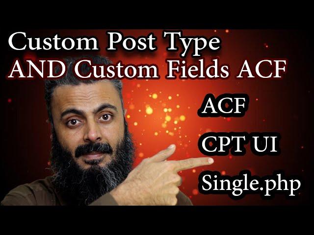 Create a Custom Post Type and Custom Fields using CPT UI and ACF