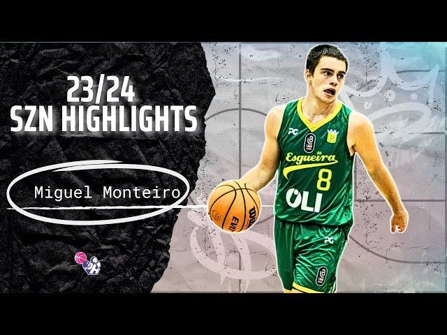 Miguel Monteiro  Highlights 2023/24 || Portugal LPB || CSP Esgueira